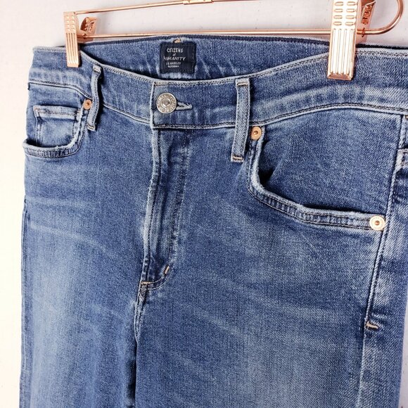Citizens of Humanity Emannuelle Slim Bootcut Jeans size 31 Blue Medium Wash - Picture 9 of 15